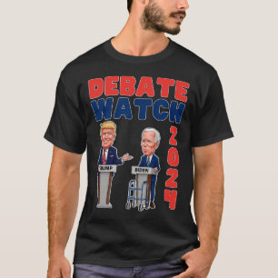 T-shirt Watch Party 2024 - Trump Biden - Président - Elect