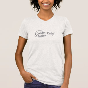 T-shirt Water Baby Logo Chirt Pewter