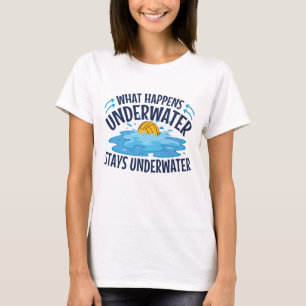 T-shirt Water Polo Ce qui se passe sous l'eau