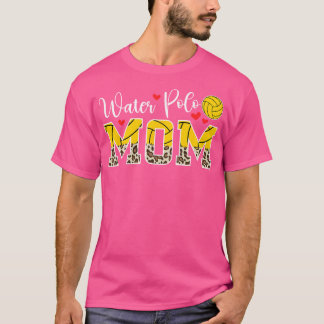 T-shirt Water Polo Maman Leopard Maman D'Un Joueur Water P