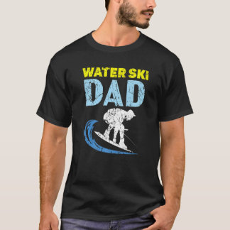 T-shirt Water Ski Papa Water Ski Meilleur Papa Jamais Père