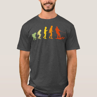 T-shirt Water Skiing Evolution Funny Water Skier