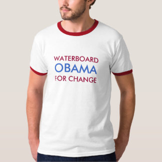 T-SHIRT WATERBOARD, OBAMA, POUR LE CHANGEMENT