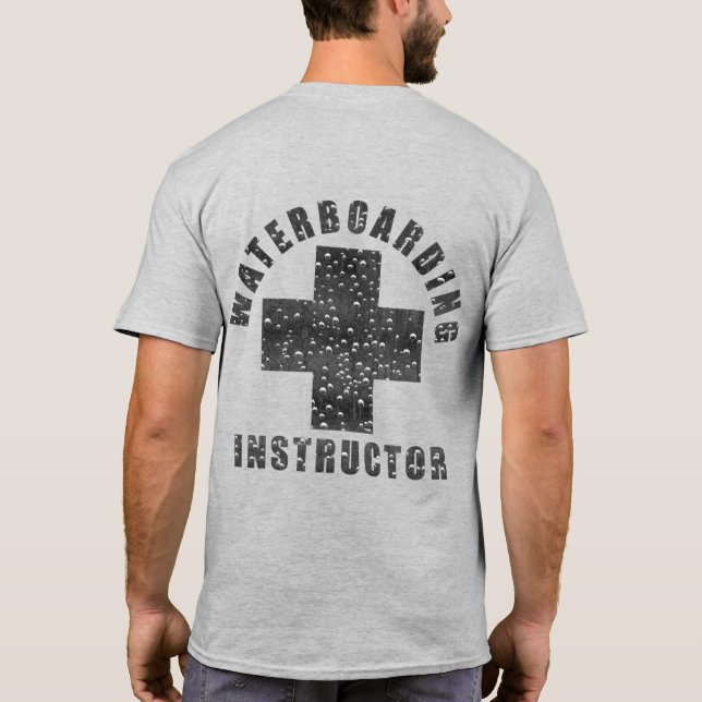 T-shirt "WATERBOARDING INSTRUOR 2" (Dos)