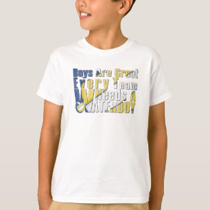 T-shirt Waterboy Volleball en bleu et jaune