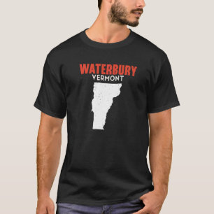 T-shirt Waterbury Vermont USA State America Travel Vermont
