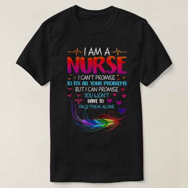 T-shirt Watercol Nurse Life Infirmière Clinique Funny Birt (Design devant)