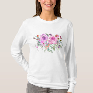 T-shirt Watercolor Bouquet