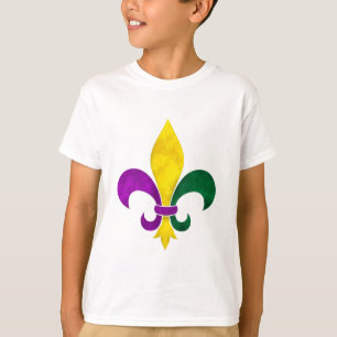 T-shirt watercolor fleur de lis