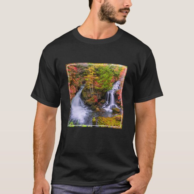 T-shirt Waterfalls | Faucet Waterfalls Nikko Japan Fall (Devant)