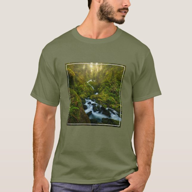 T-shirt Waterfalls | Olympic National Park, Washington (Devant)