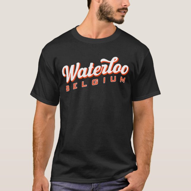 T-shirt Waterloo Belgique (Devant)