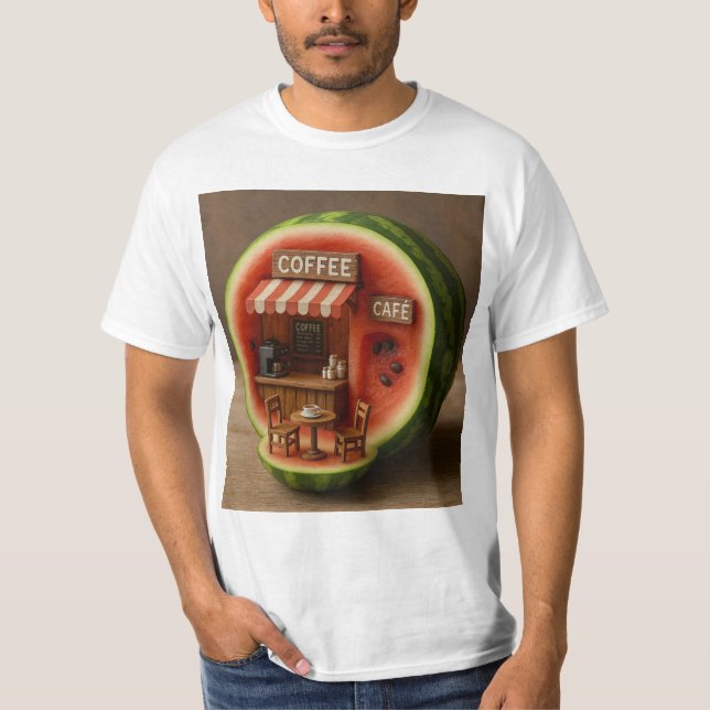 T-shirt Watermelon coffee (Devant)