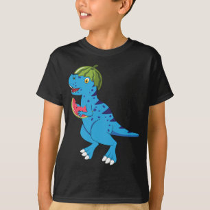 T-shirt Watermelon Dinosaur T Rex Fruits d'été Art Dino Lo