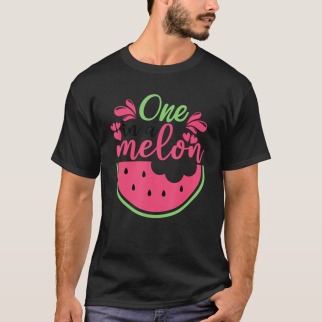 T-shirt Watermelon Été Un Dans Un Melon Fruit Cool Été (Devant)