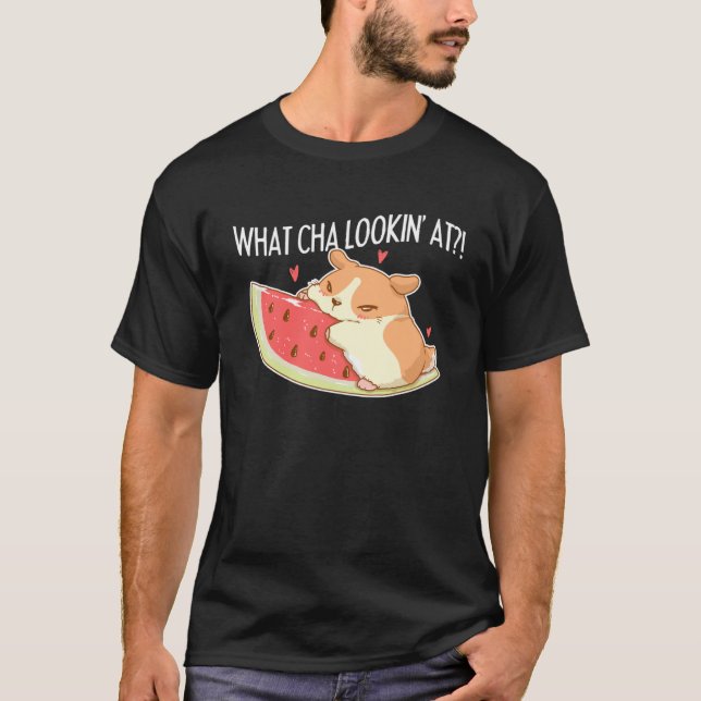 T-shirt Watermelon Hamster Melon Aliment Rodent Animal ani (Devant)