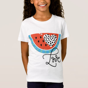 T-Shirt Watermelon Heart Lot Fruit Pool Party