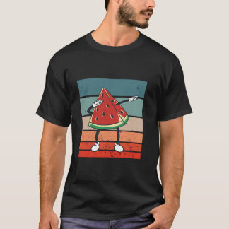T-shirt Watermelon slice dabbing cartoon arms and legs dan