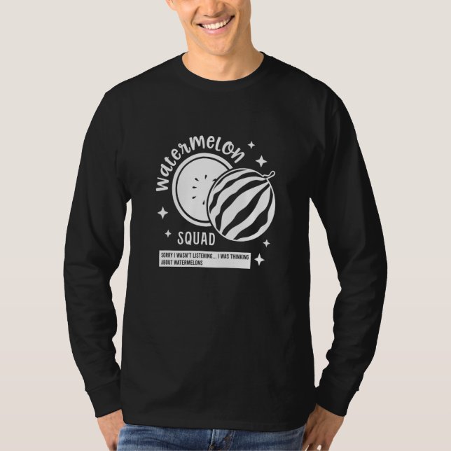 T-shirt Watermelon Squad Team Tropical Fruits (Devant)
