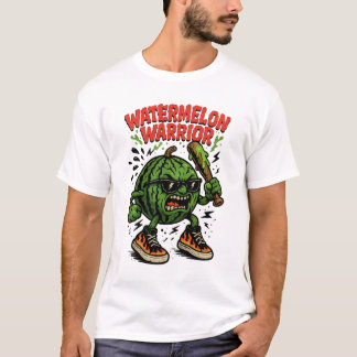 T-shirt Watermelon Warrior – Cool Cartoon Baseball Sports