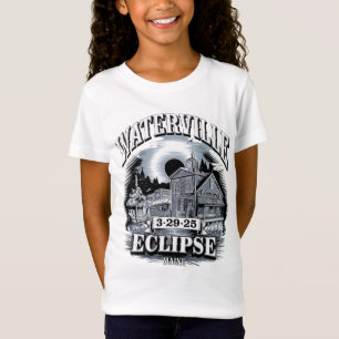 T-Shirt Waterville Maine Eclipse 3-29-2025 Ferme T-Shi
