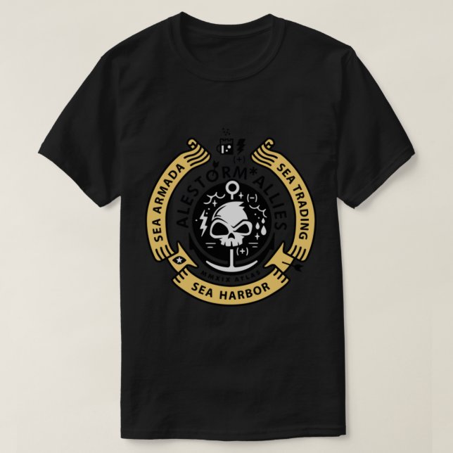 T-shirt watiseneng-Alestorm-bande-scie (Design devant)