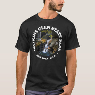 T-shirt Watkins Glen State Park NY Camping Randonnée de pê