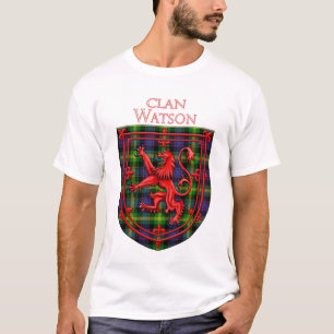 T-shirt Watson Tartan Scottish Plaid Lion Rampant