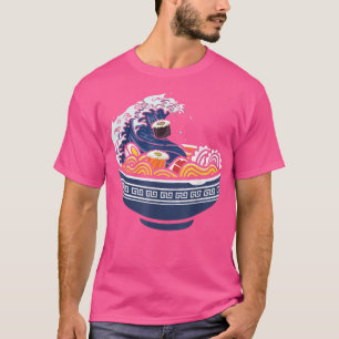 T-shirt Wave Japan Ramen Bowl Kawaii Anime Lover 1559