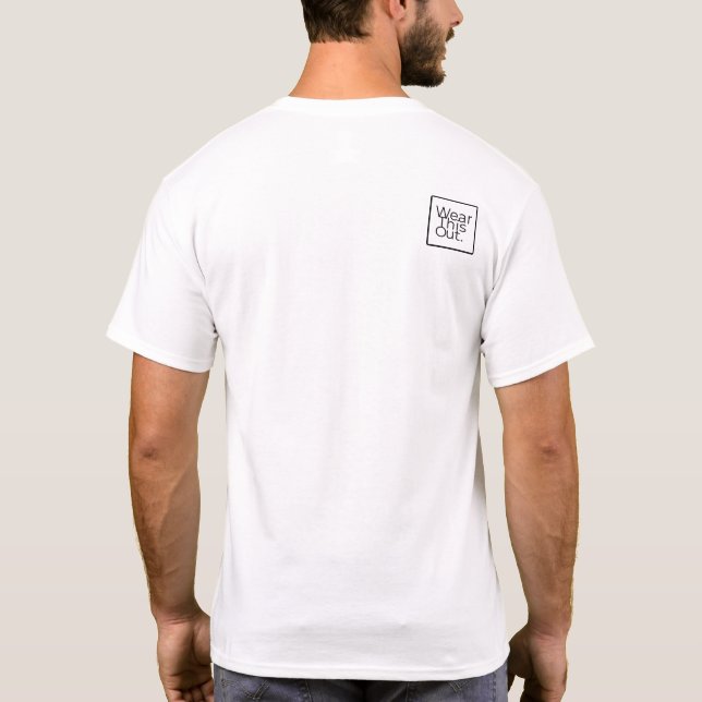 T-shirt Wavey 1 - Bold Beach/Surf Inspiré Portez-Le (Dos)