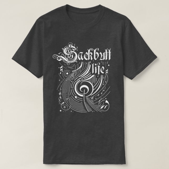 T-shirt Wavy Music Sackbutt Life (Design devant)