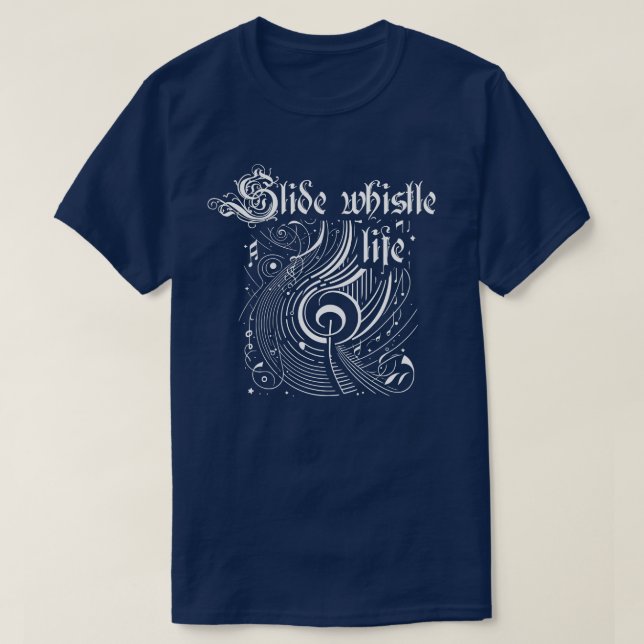 T-shirt Wavy Music Slide sifflet Life (Design devant)
