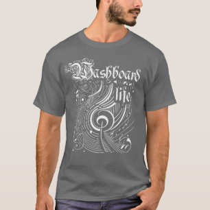 T-shirt Wavy Music Washboard Life