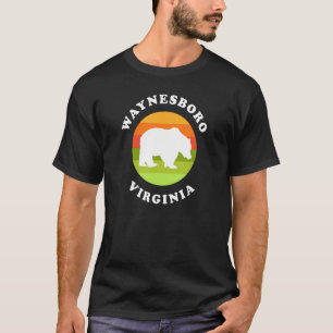 T-shirt Waynesboro Virginia Bear Sunrise VA Souvenir