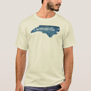 T-shirt Waynesville Caroline du Nord Grain de bois