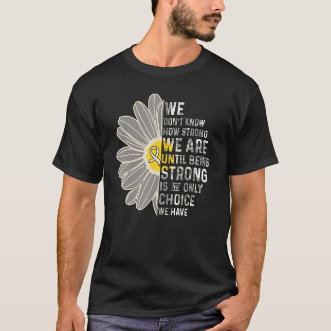 T-shirt We are Strong Spinal Muscular Atrophy Awareness Ri (Devant)