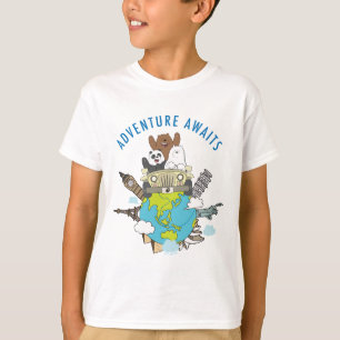 T-shirt We Bare Bears - Adventure Await