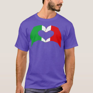 T-shirt We Heart Italie Patriot Flag Series