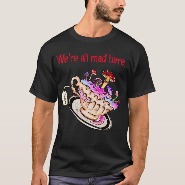 T-shirt We labourez all crazy here - crazy designs ! (Devant)
