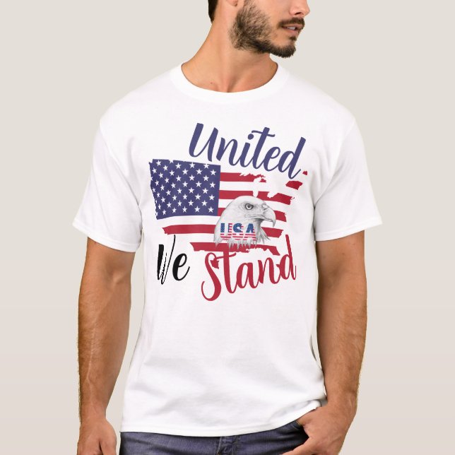 T-shirt We stand united (Devant)