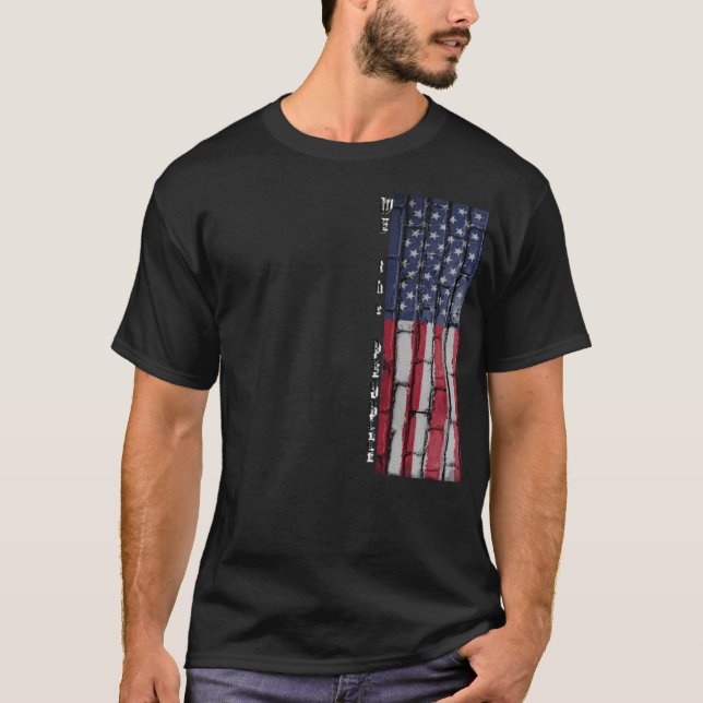 T-shirt WE the People USA Flag (Devant)