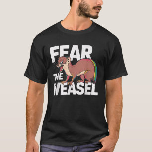T-shirt Weasel Lover Cadeau Crainte La Fierté Weasel Arc e