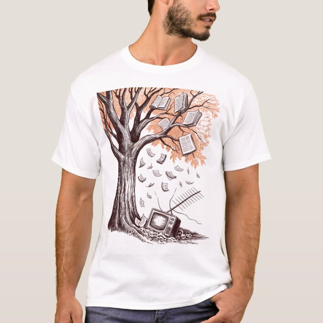 T-shirt Weathered Wisdom Woodcut (Devant)