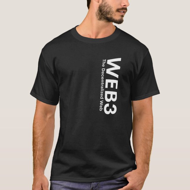 T-shirt Web3 Crypto Internet3 0 Blockchain Nft Defi Metave (Devant)