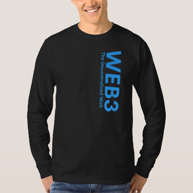 T-shirt WEB3 Crypto Internet3 0 Blockchain NFT DeFi Metave (Devant)