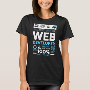 T-shirt Web developer IT Guy Computer Site Web Development