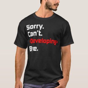 T-shirt Web Developer Site Web Programmer Coder Computer D
