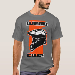 T-shirt Webb Dirt Bike Racing Orange