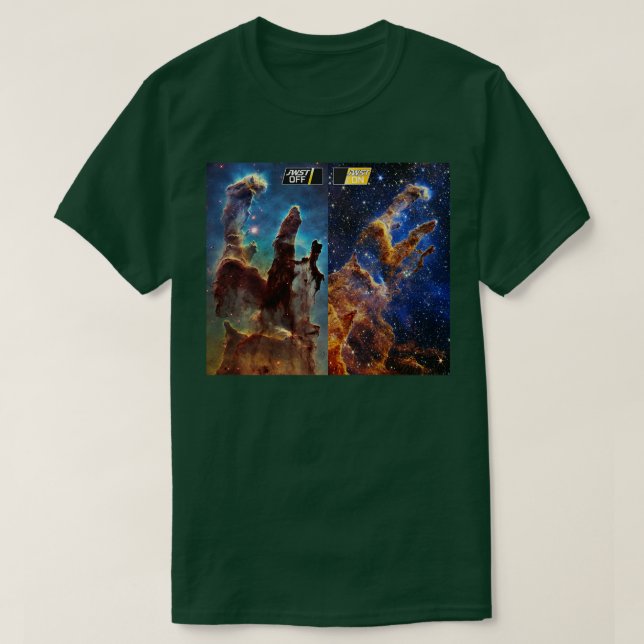 T-shirt Webb Espace élescope Piliers de Création Images Co (Design devant)