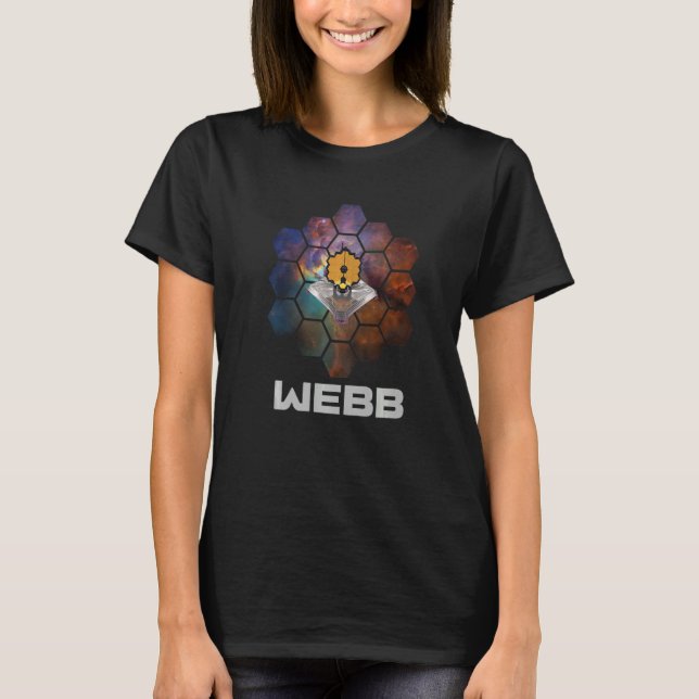 T-shirt WEBB Telescope spatial à Nebula DÉROULEMENT DE L'U (Devant)